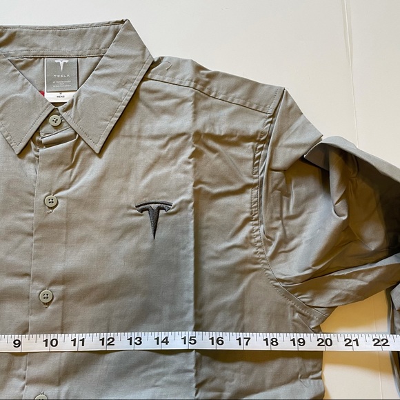 Tesla Men Dress-Shirt Medium - Picture 2 of 4